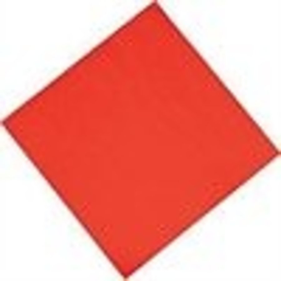 Serviettes papier rouges 33 cm