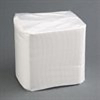 Serviettes blanches recyclables 1 pli - 250 x 250mm