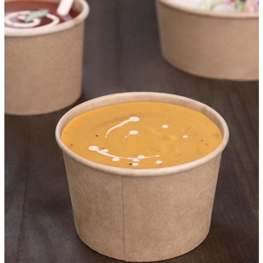 Pots à soupe compostables en PLA Fiesta Compostable 98 mm - 23 cl (x500)