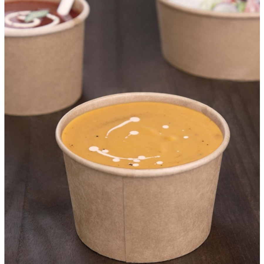 Pots à soupe compostables en PLA Fiesta Compostable 98 mm - 34 cl (x500)