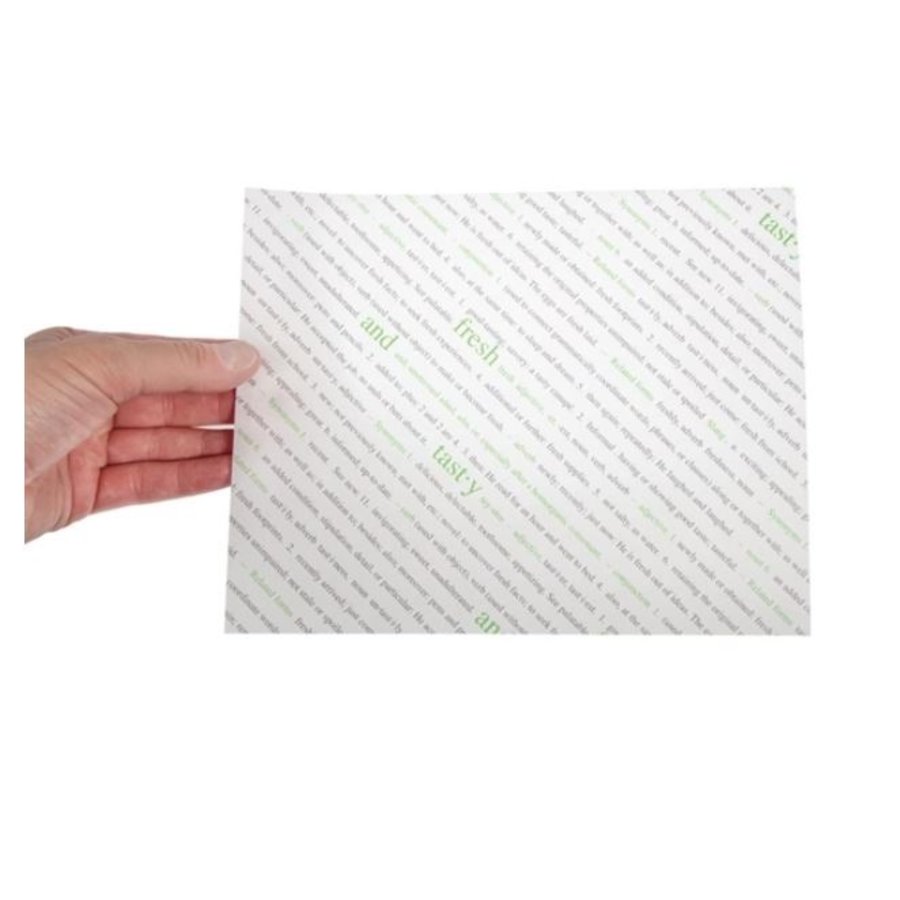 Feuilles de papier ingraissable Fresh et Tasty/lot de 500/20,3x25