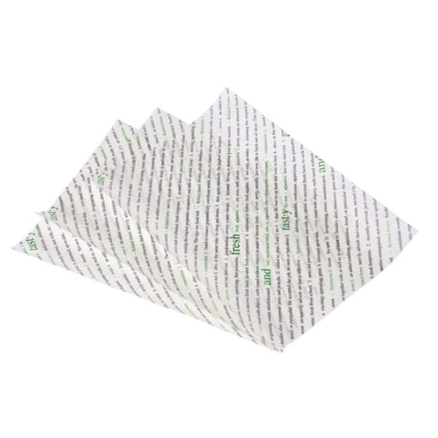 Feuilles de papier ingraissable Fresh et Tasty/lot de 500/20,3x25,5cm