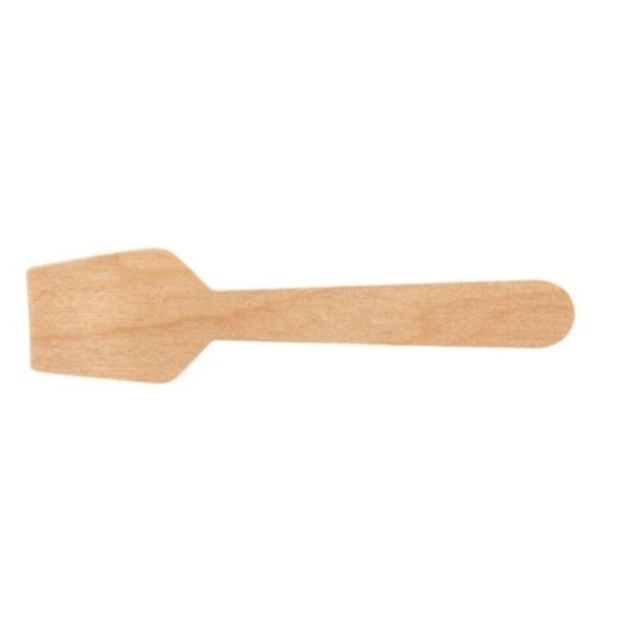 Cuillères à glace en bois biodégradable Fiesta 96mm | Lot de 100