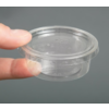 ProChef Pots à sauce  en PLA transparent Vegware 57 ml | 26 x 70 mm | convient pour GK104  (lot de 2000)