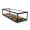 ProChef Vitrine Neutre | LED | Verre Trempé | 55,5 x 33 x 21,5 cm