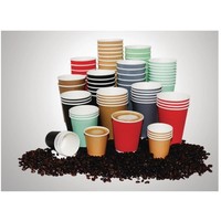 Gobelets jetables marron recyclables 230ml  (x1000)