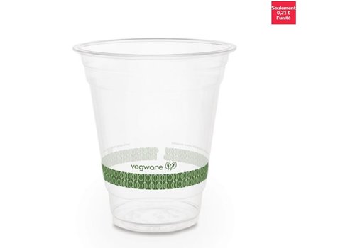  ProChef Gobelets en PLA compostables transparents pour boissons froides 340ml (lot de 1000) 