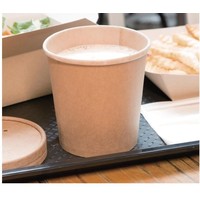 Pots à soupe compostables en PLA Fiesta Compostable 98 mm - 45,4 cl (x500)