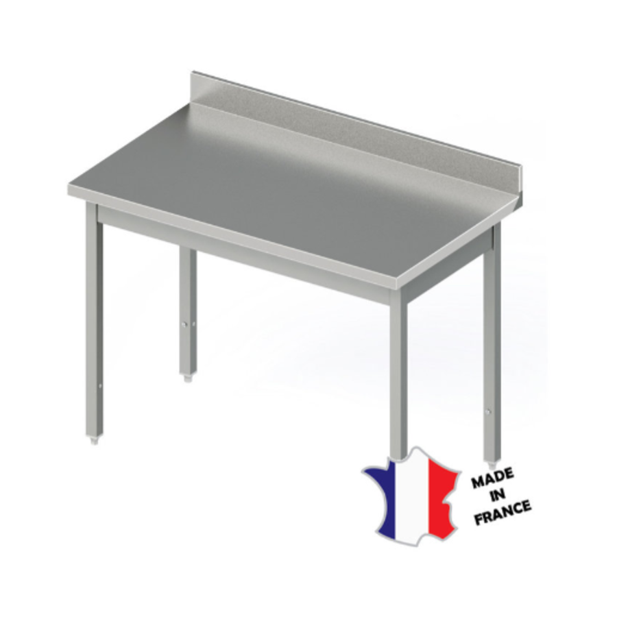 Table Démontable | INOX | à Dosseret | Plusieurs tailles