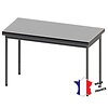 Sofinor Table démontable rayonnee | Inox | centrale | sur vérins inox