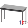 Sofinor Table démontable rayonnee | Inox | centrale | pieds ronds | sur vérins inox | Plusieurs tailles