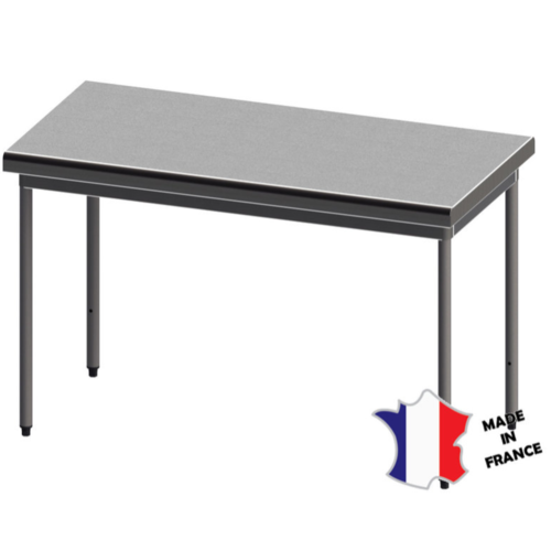  Sofinor Table démontable rayonnee | Inox | centrale | pieds ronds | sur vérins inox | Plusieurs tailles 