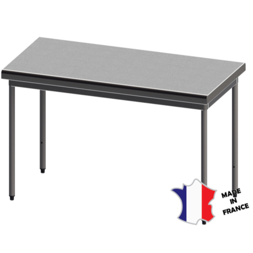  Sofinor Table demontable rayonnee | Inox | centrale | pieds ronds | sur vérins inox | Plusieurs tailles 