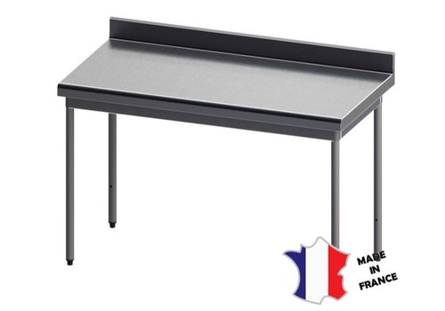  Sofinor Table démontable rayonnee | Inox | à dosseret | pieds ronds 