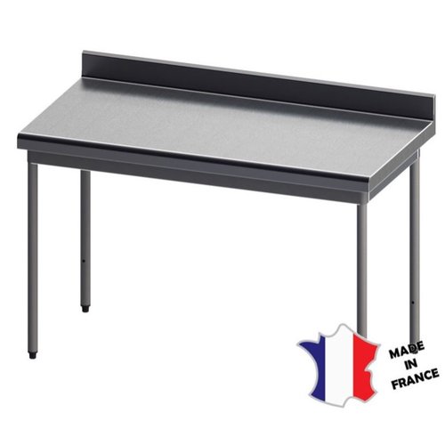  Sofinor Table démontable rayonnee | Inox | à dosseret | pieds ronds 