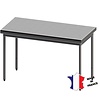 Sofinor Table demontable rayonnee | Inox | centrale | pieds ronds | sur vérins