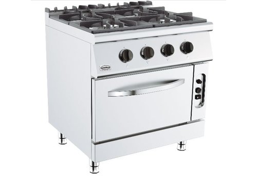  Combisteel Cuisiniere a gaz avec four a gaz | 4 bruleurs | base 700 