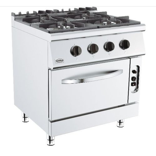  Combisteel Cuisiniere a gaz avec four a gaz | 4 bruleurs | base 700 