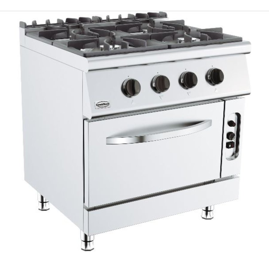 Cuisiniere a gaz avec four a gaz | 4 bruleurs | base 700