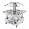 ProChef Ilot buffet chauffant blanc | bain marie