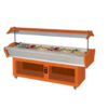 Saro Buffet Chaud | 6x GN 1/1 | Noyer