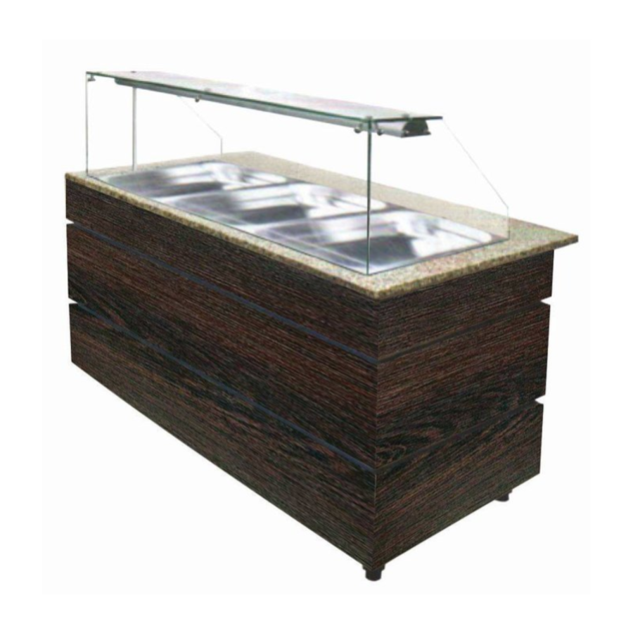 buffet chaud | couleur wenge