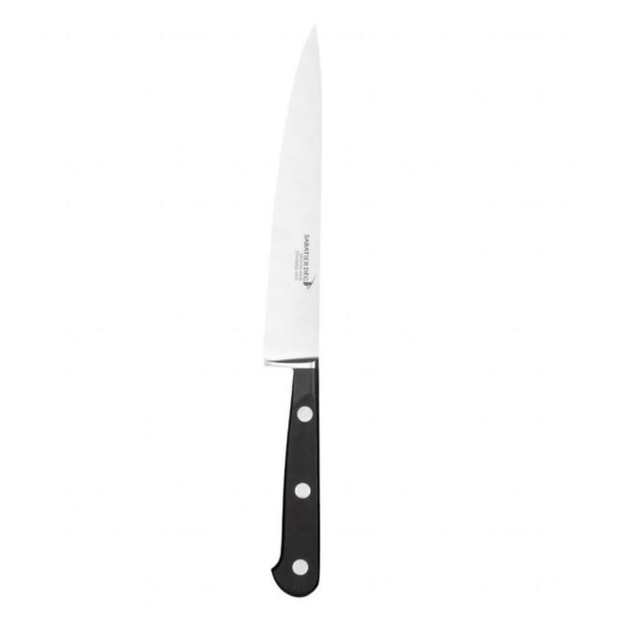 Couteau Filet de Sole |  noir | 20 cm
