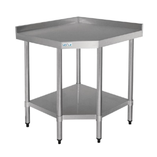  ProChef Table d’angle inox + etagère basse 