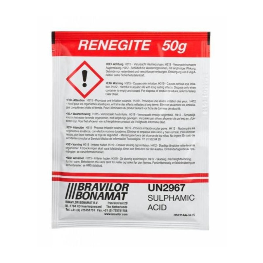Sel de détartrage Renegite | 4x 15 a 50g