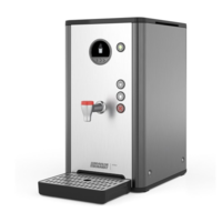 Distributeur d'eau chaude | Bouton de dose | 14 litres | HWA 14D