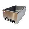 ProChef Bain-Marie en Inox  | 1 GN1/1 | L-340xP-540xH-250mm | Température Réglable