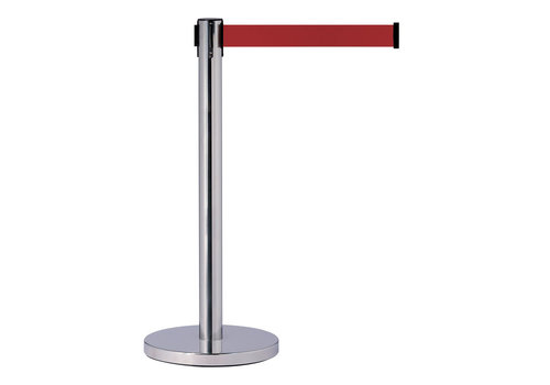  ProChef Poteau File d'Attente | Inox   | Sangle Extensible de L-2000mm | H-940mm 