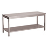 ProChef Table Démontable Centrale en Inox | P-600xH-850mm |