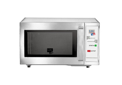  ProChef Four Micro-Ondes en Inox | L-520xP-456xH-312mm | 1 kW | Mono-Touche 