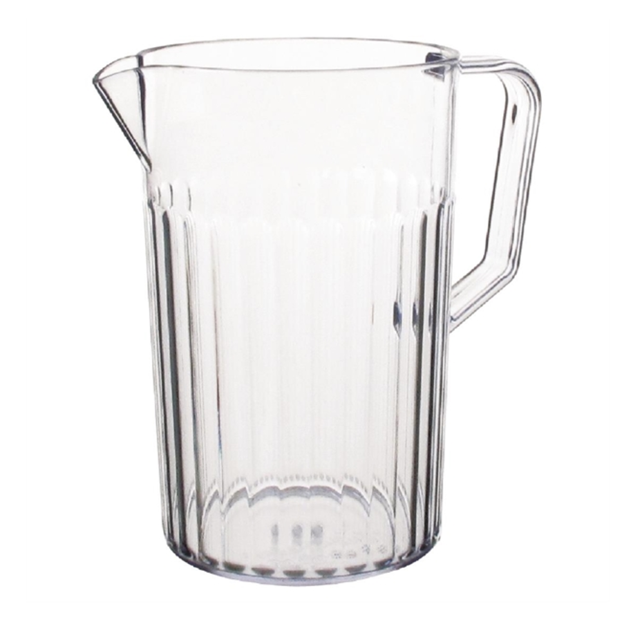 Carafe en polycarbonate cristal avec ligne de remplissage | 1,4 L