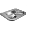 ProChef Lavabo mural carré en inox | 56x42x15cm