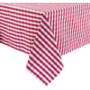 ProChef Nappe carrée à carreaux rouges en polyester Mitre Comfort Gingham | plusieurs tailles