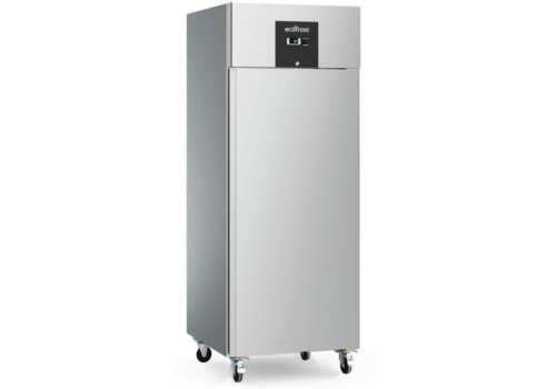  Ecofrost Armoire réfrigérateur inox 201x81x68 cm sur roues statique 600 L 
