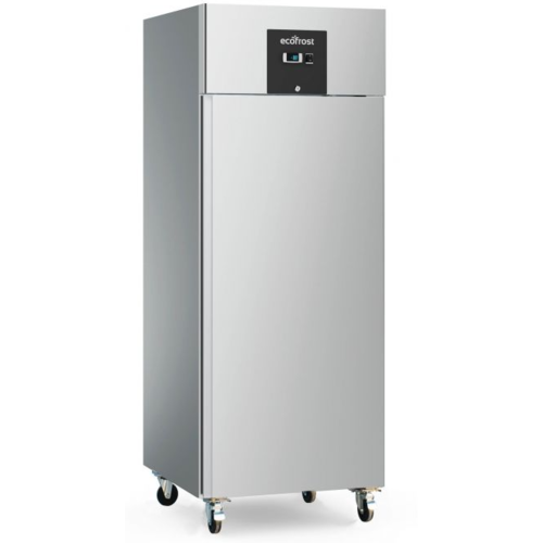  Ecofrost Armoire réfrigérateur inox 201x81x68 cm sur roues statique 600 L 