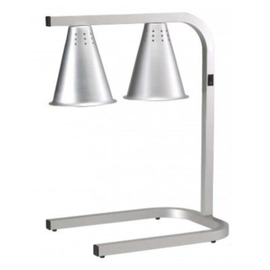 Lampe chauffante double | 350x425x595mm