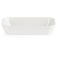 Plat d'amuse-bouche blanc | 185mm (6 pieces)