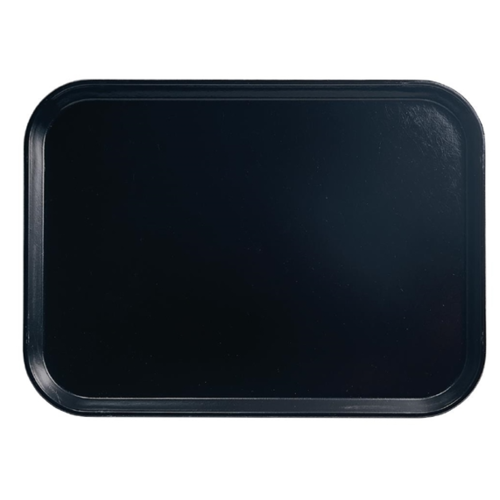  Cambro Plateau rectangulaire antidérapant en fibre de verre noir | 35 cm 