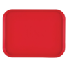 Cambro Plateau rectangulaire rouge en plastique | 41x30cm