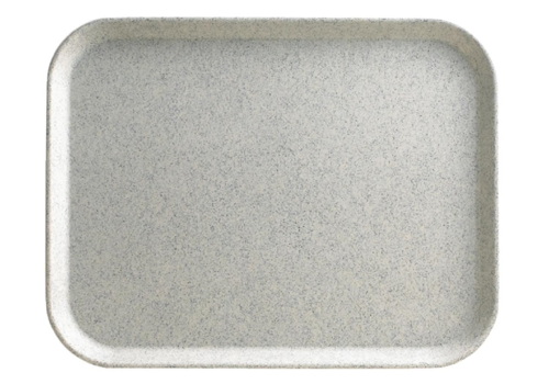  Cambro Plateau en polyester gris moucheté | 43x33 cm 