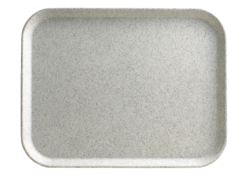  Cambro Plateau en polyester gris moucheté | 46x36 cm 