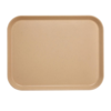 Cambro Plateau en polyester moka moucheté | 46x36cm