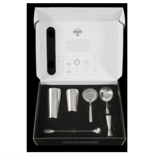  ProChef Coffret Cocktail | 6 Parties | En Inox 