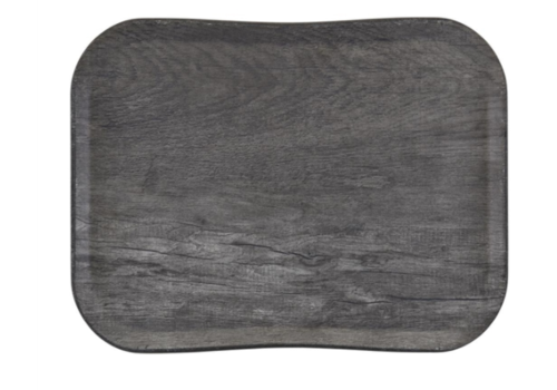  Cambro Plateau polyester Century aspect naturel bois chêne gris | 360 x 460mm 
