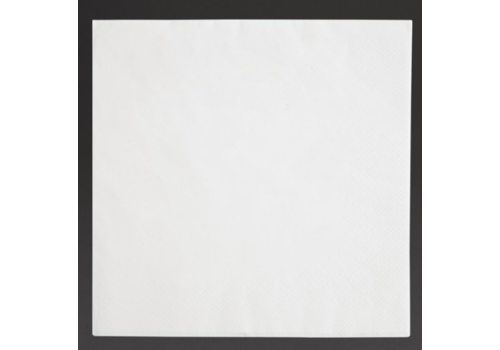  ProChef Serviettes dîner 3 plis format 1/4 | 400mm blanches | (lot de 1000) 