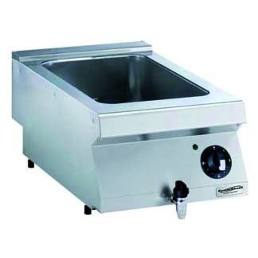 Bain marie pro avec robinet de vidange | GN 1/1